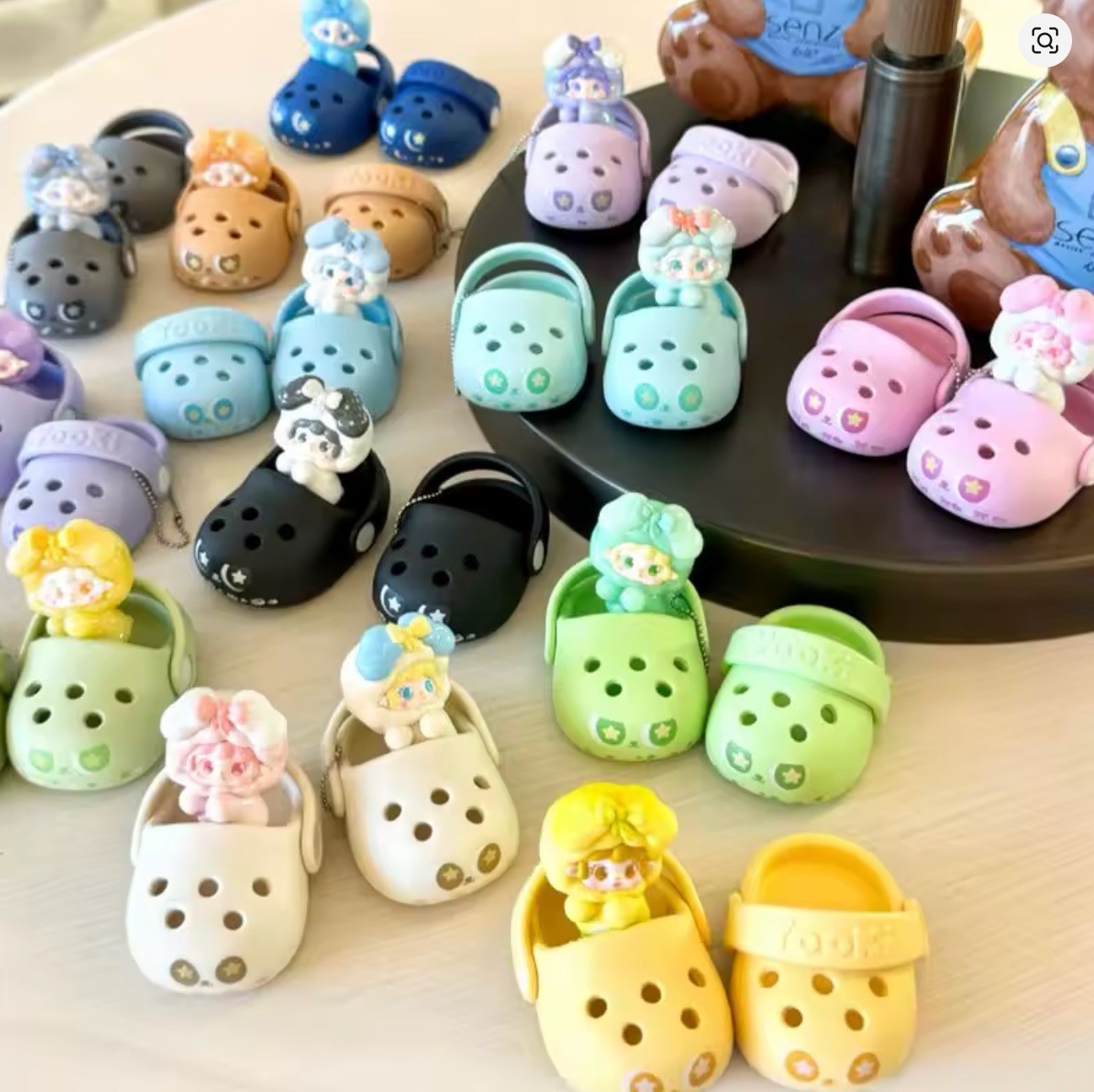 [Custodia Completa, Set di 24 Confezioni] Yooki Hole Shoes Blind Box - Carino "Holes" Up
