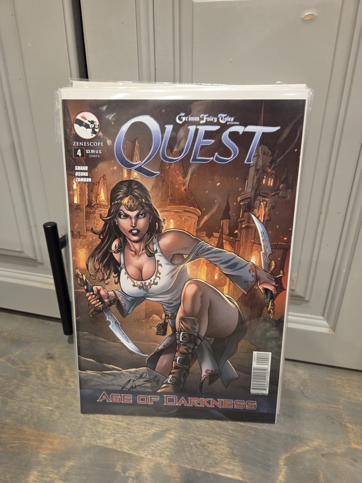 Zenscope GRIMM FAIRY TALES Quest Edizione Age of Darkness #4 Copertina A Emilio Laiso