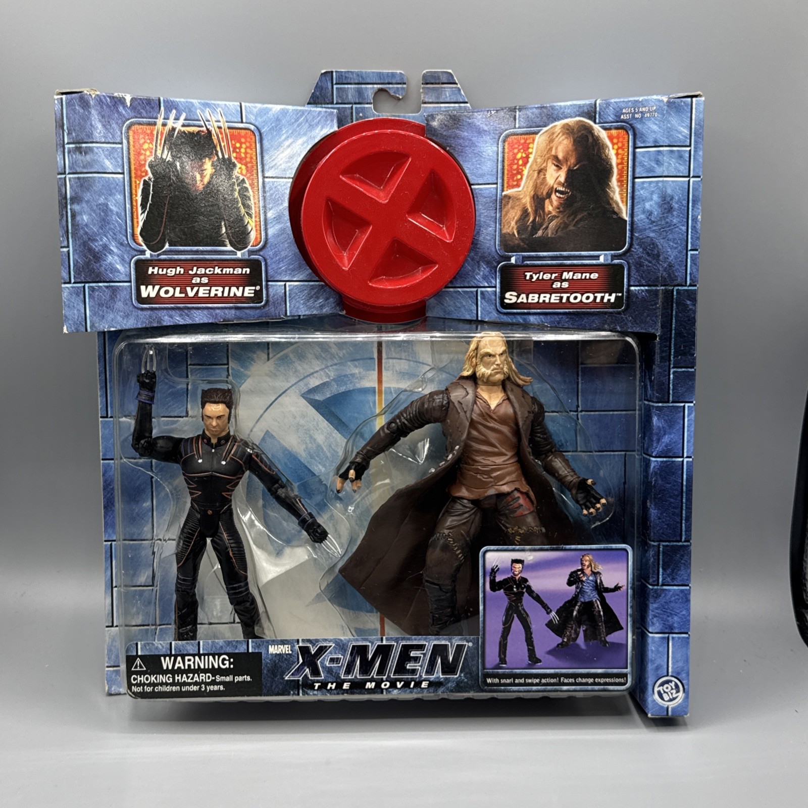X Men The Movie Wolverine Vs Sabretooth 2 Action Figure Set Vintage ToyBiz