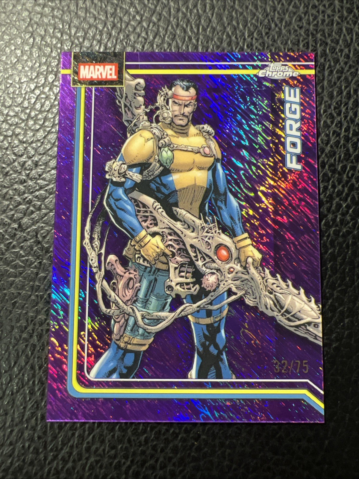 # 2026 Topps Chrome Forge #37 Purple Shimmer Refractor /75 PACK FRESH NM