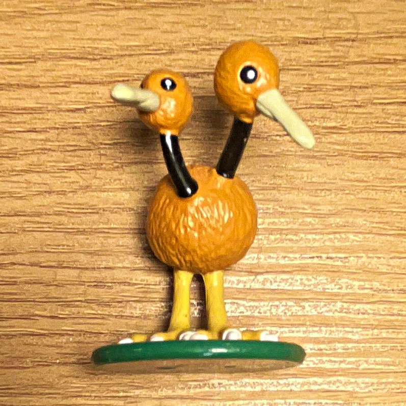 1999 ORIGINALE POKEMON C.G.T.S.J TOMY DODUO MINI GIOCATTOLO ACTION FIGURE NINTENDO