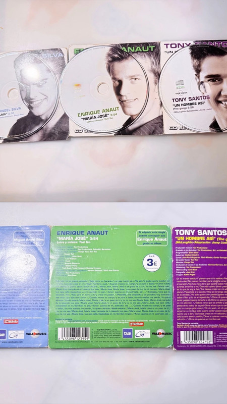 Lote de 3 discos de CD