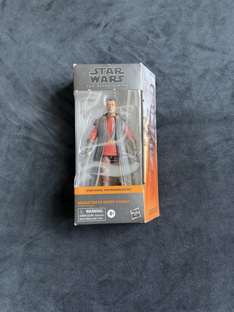 Hasbro Star Wars TBS Il Magistrato Mandaloriano Greef Karga Non MOC