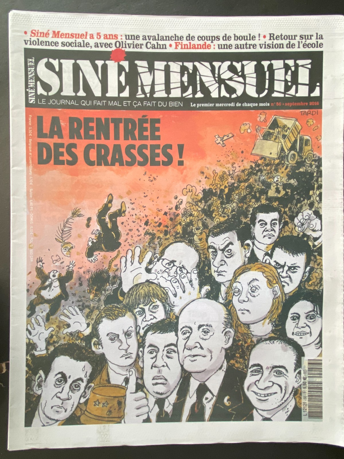 Ciné Mensuel N° 56 Settembre 2016 - La Rentrée Des Crasses Mensile