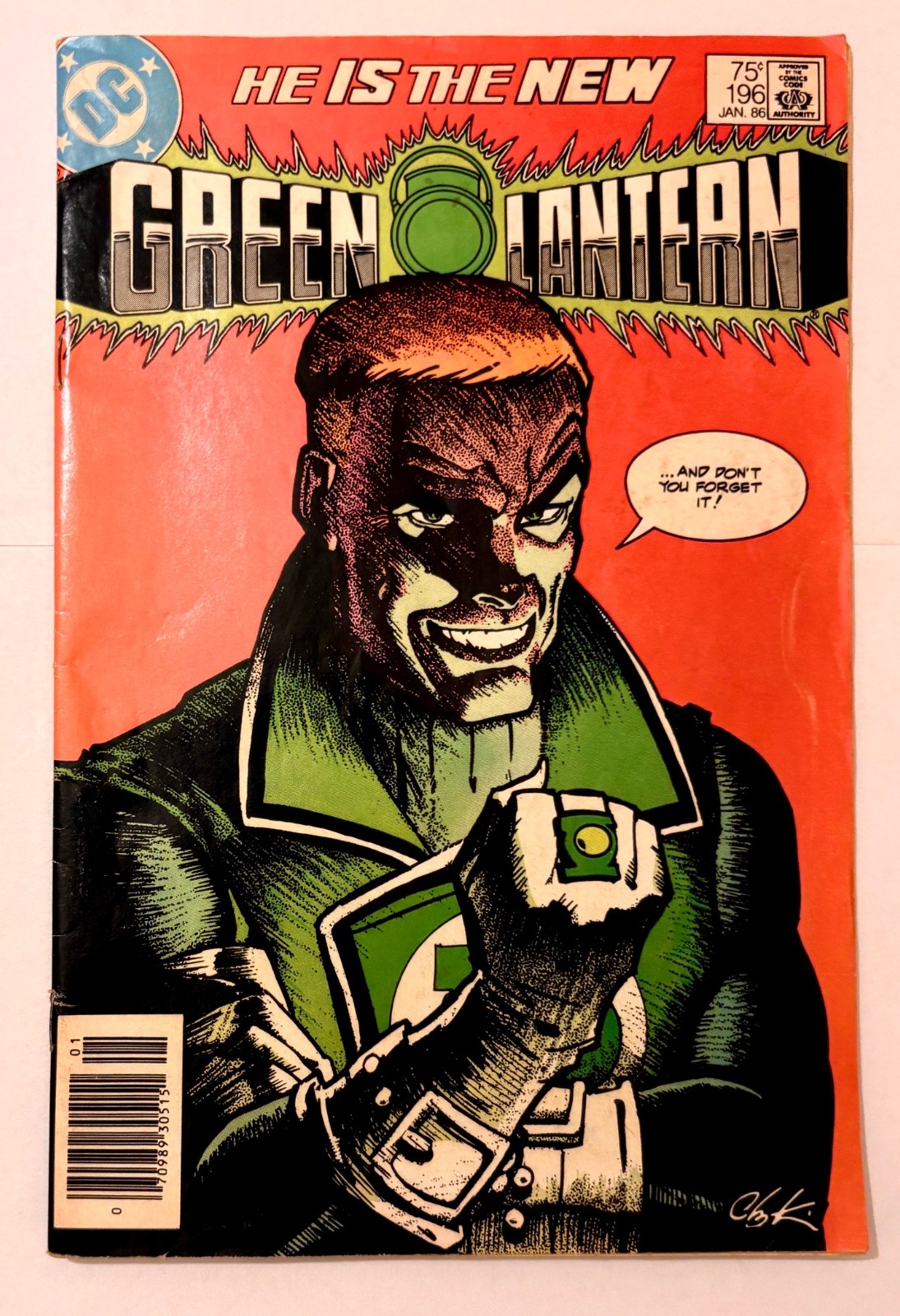  Green Lantern #196 Newsstand VG/FN 5.0 1986 Crisis Tie-In New Guy Gardner