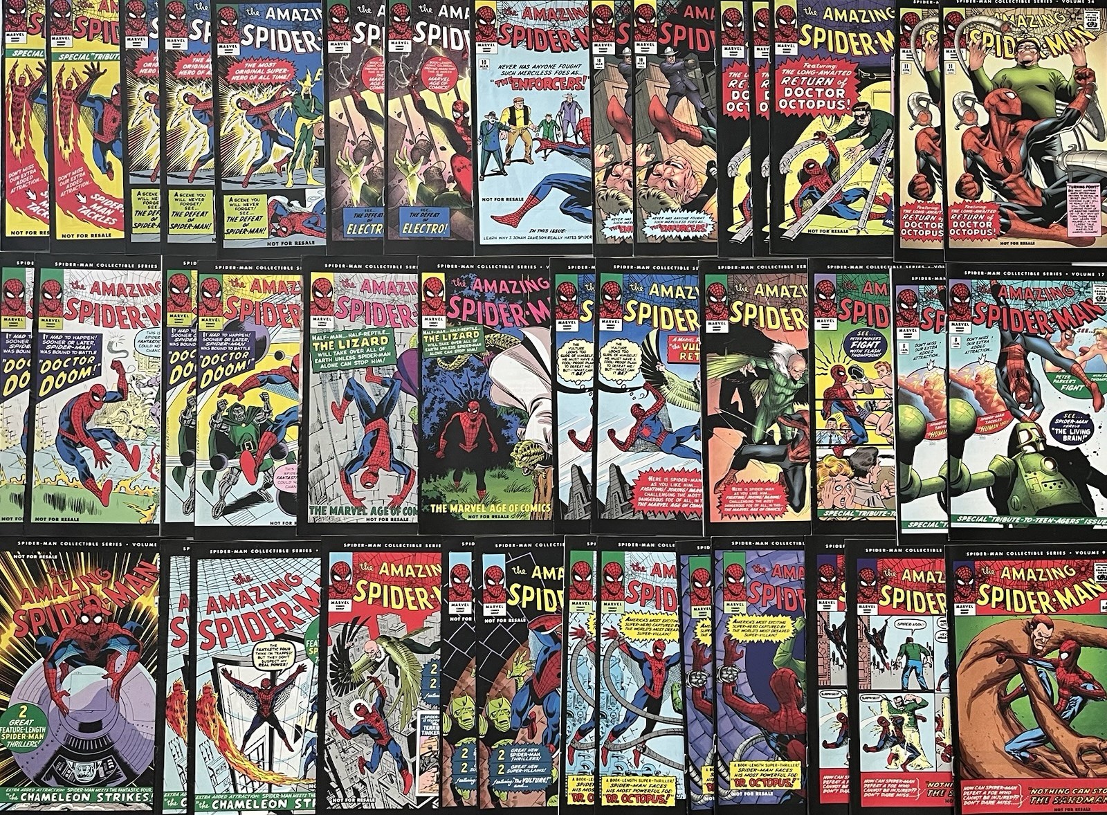 Lotto 40 ristampe fumetti The Amazing Spider-Man Collection serie 2-24