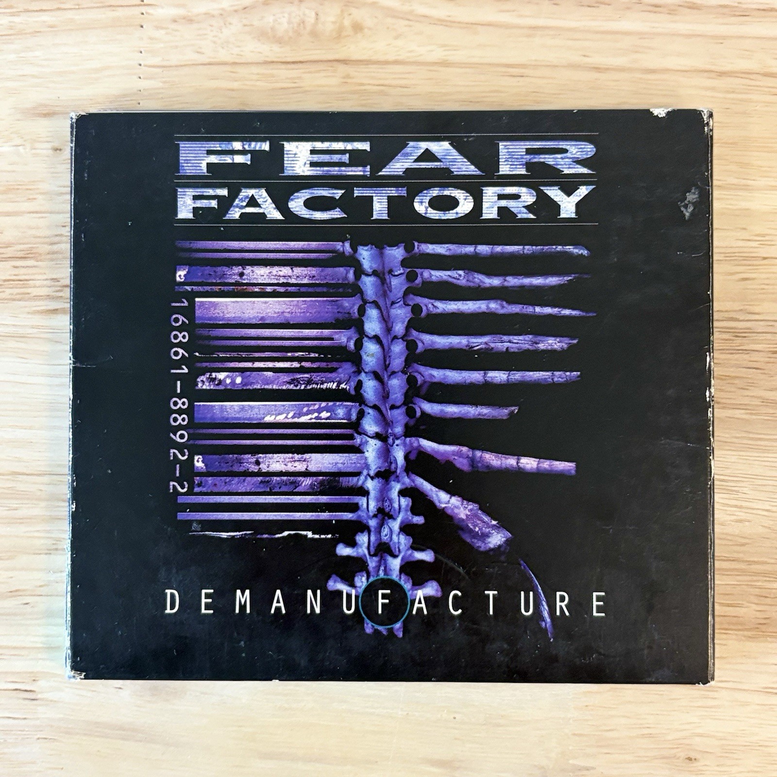 FEAR FACTORY Demanufacture CD SIGNED 1995 Soulfly Coal Chamber Chimaira Sepultra
