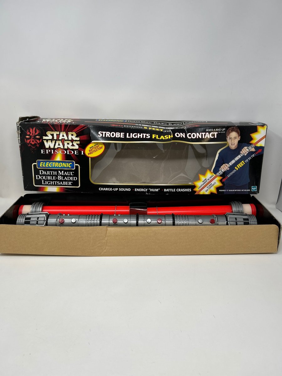 Star Wars Episodio 1 Darth Maul spada laser giocattolo di ruolo