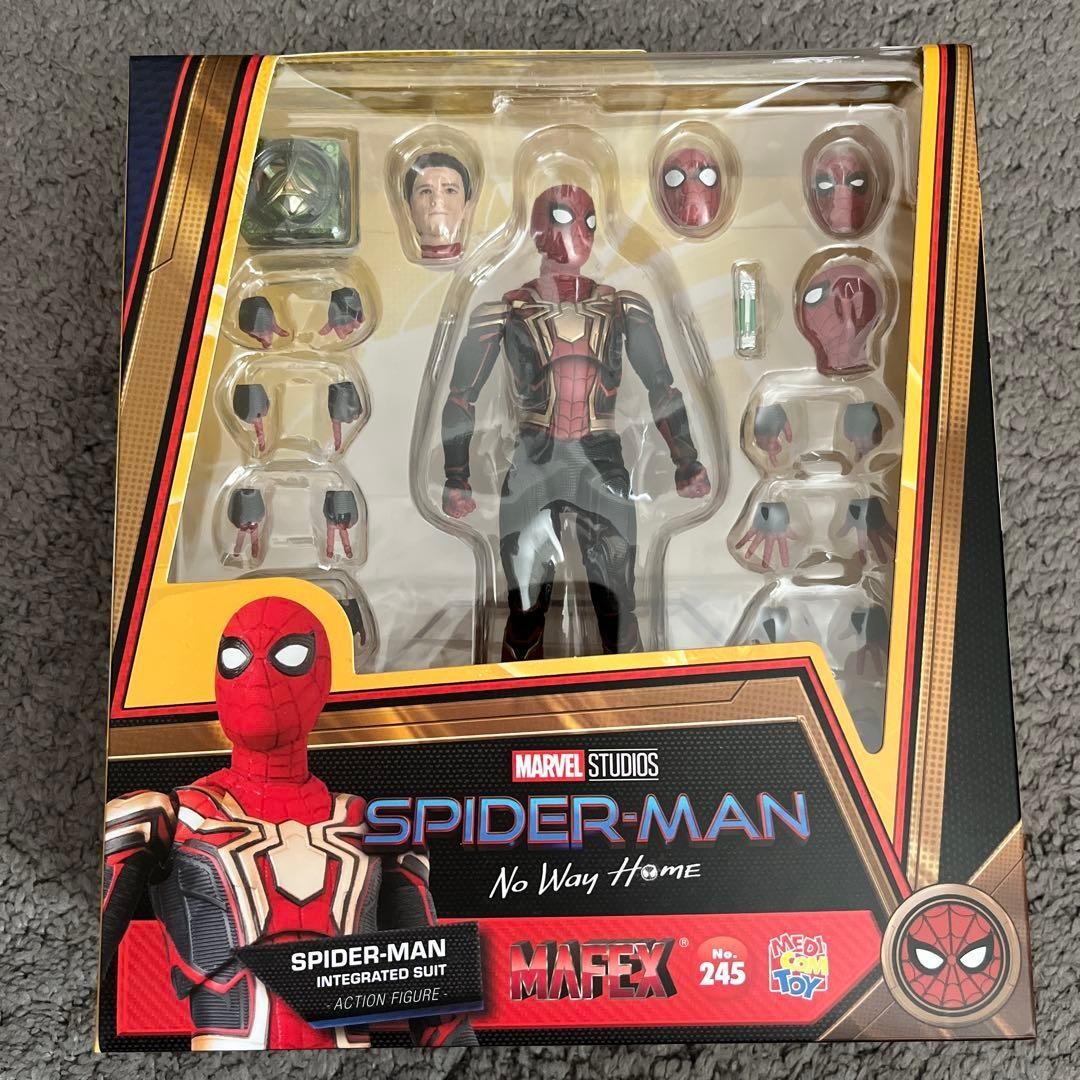 Unopened MAFEX Spider-Man Integrated Suit