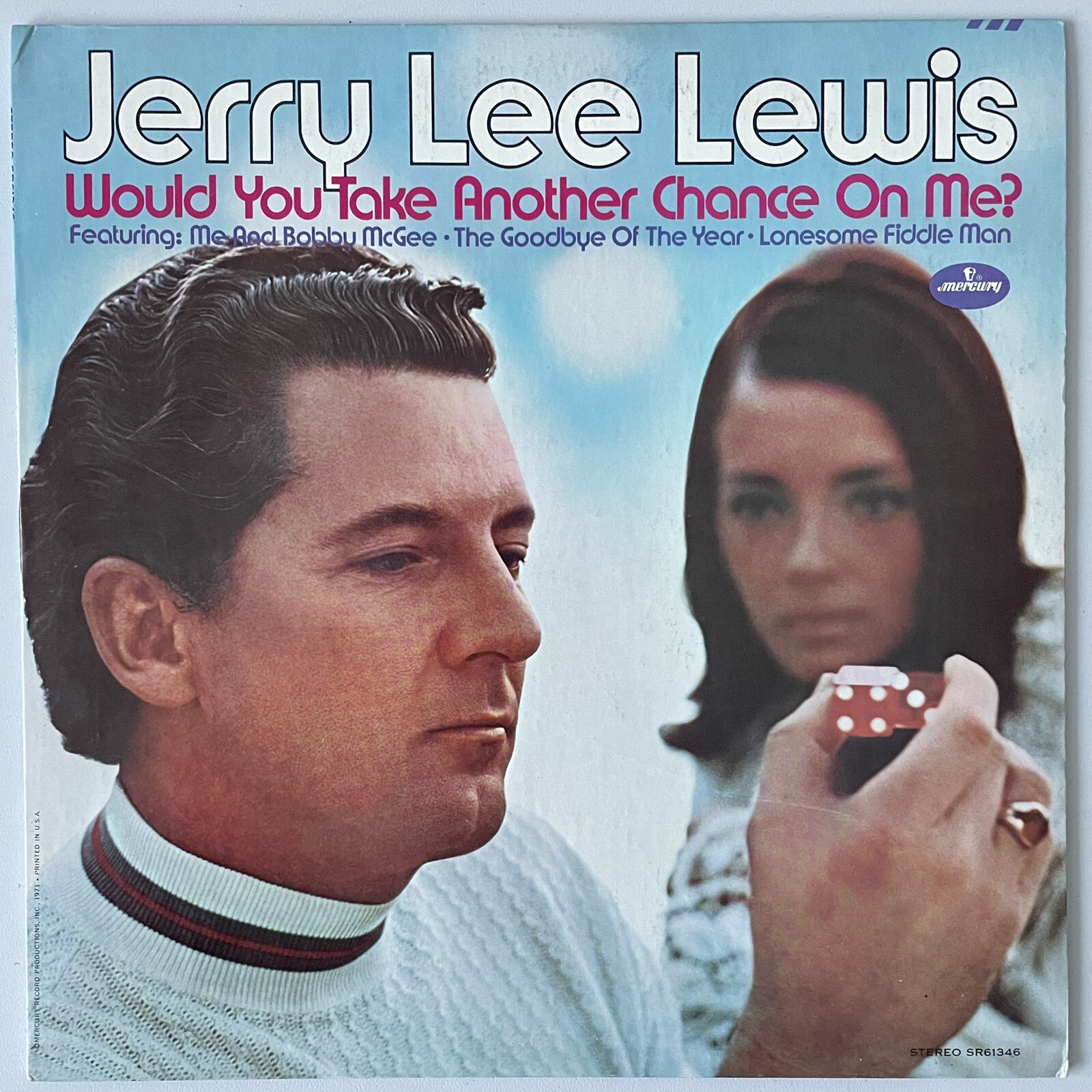 JERRY LEE LEWIS - WOULD YOU TAKE ANOTHER CHANCE ON ME? - 61346 VINYL RECORD LP