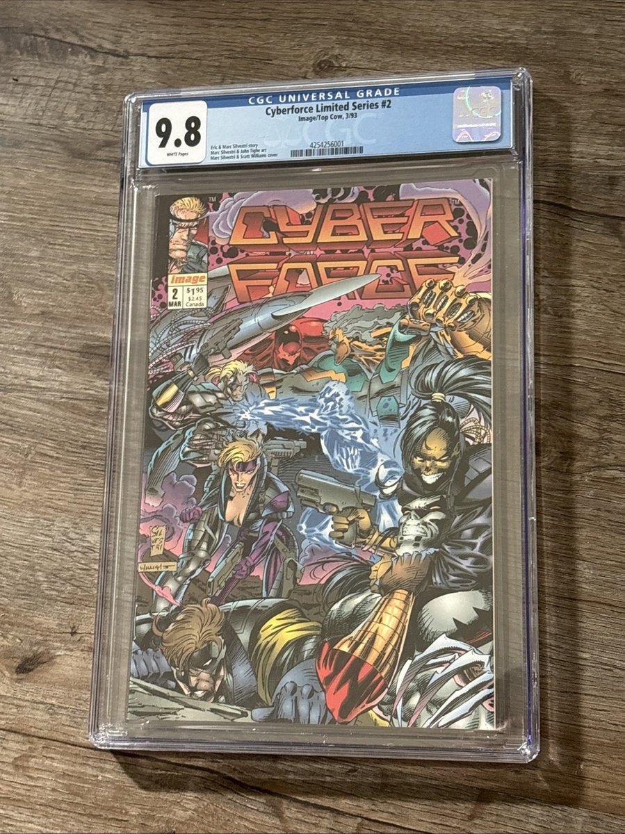Cyberforce Serie Limitata #2 CGC 9.8 Image Comic '92 Cyber Force