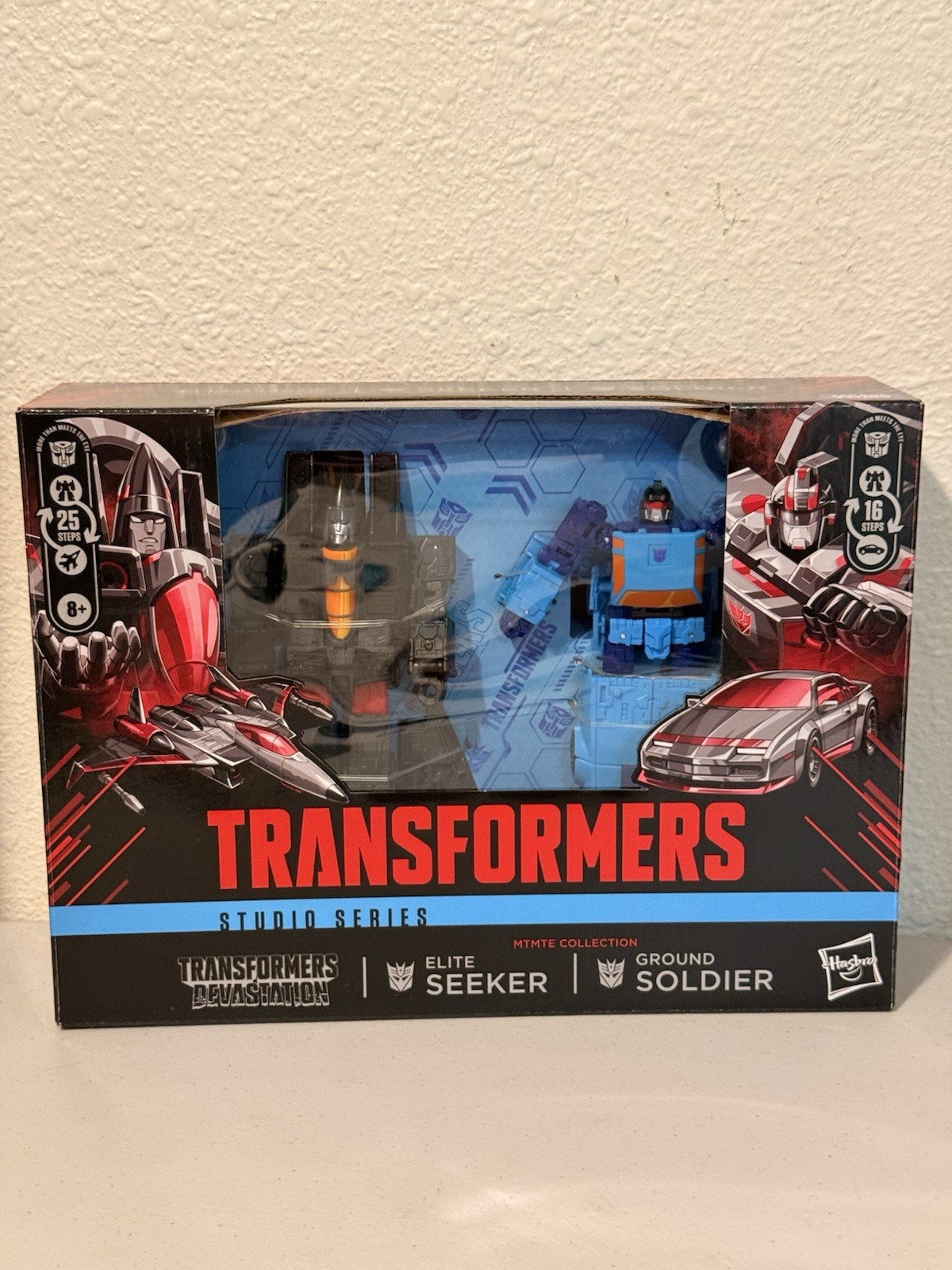 Transformers Devastation Studio Series MTMTE Elite Seeker Soldato di Terra Confezione da 2