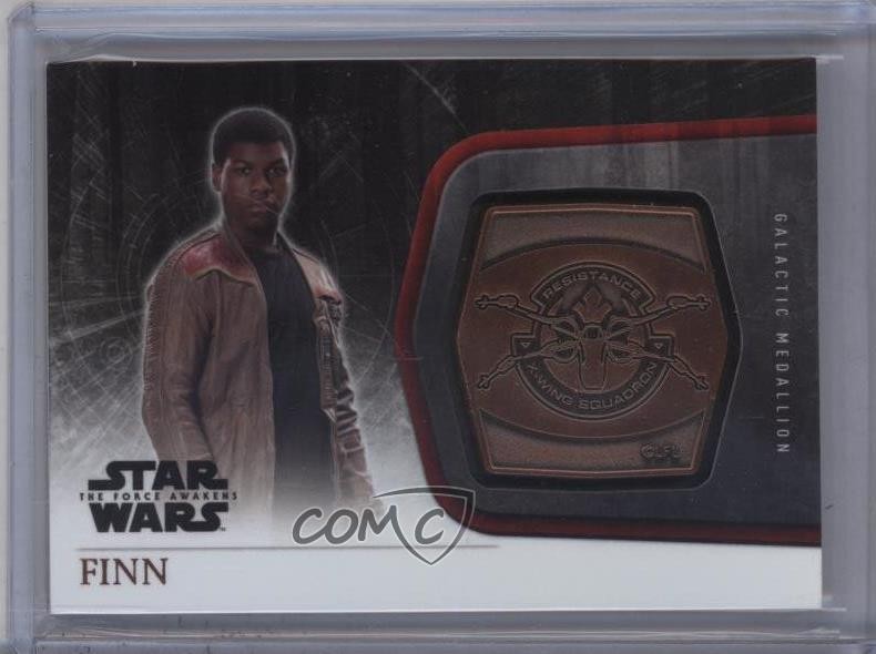 2015 Star Wars: Il Risveglio della Forza Serie 1 Medaglioni X-Wing Bronzo Finn 2r5