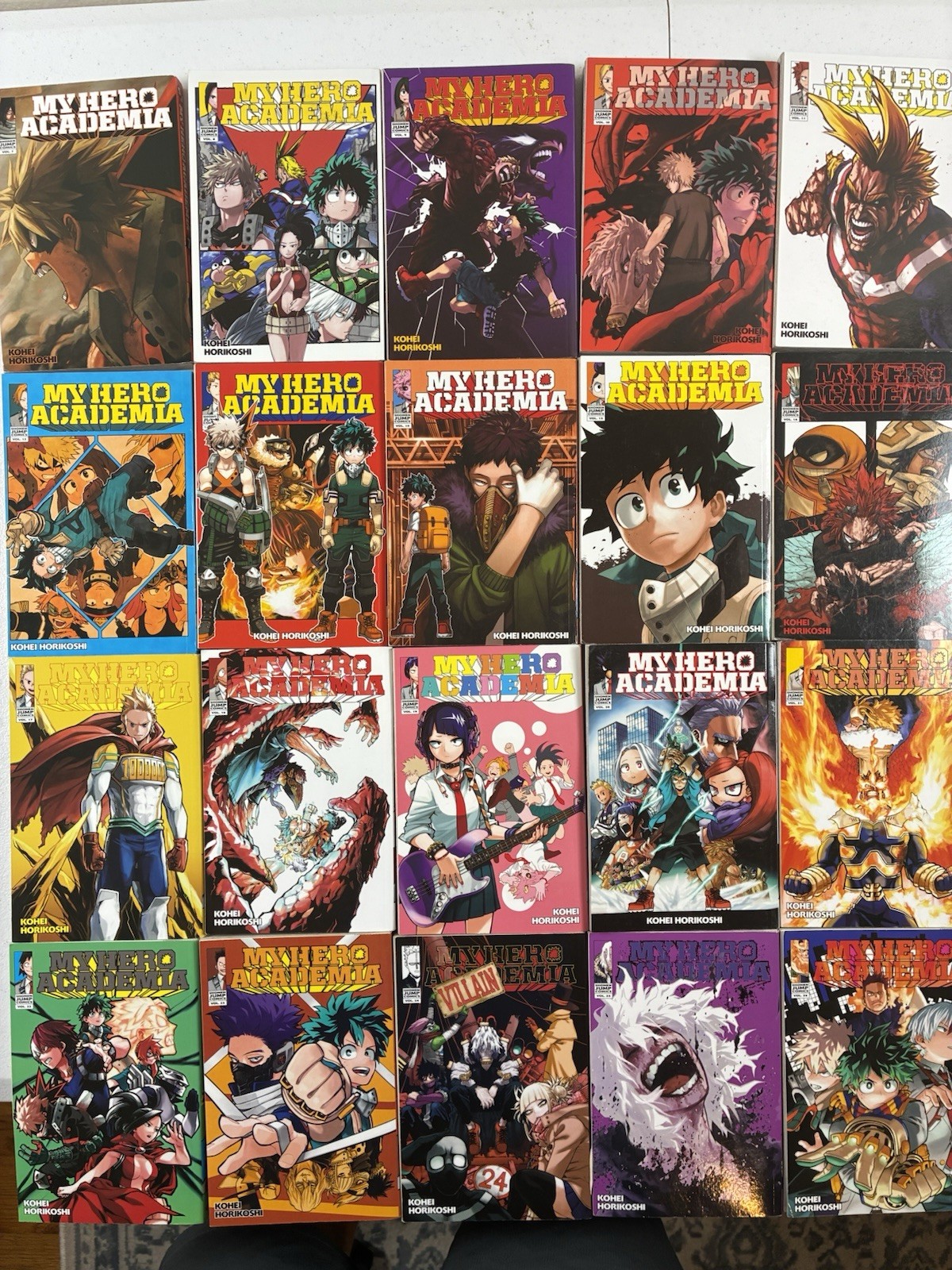 My Hero Academia Manga Vol 1-26 COMPLETO RUN Inglese VIZ Kohei Horikoshi