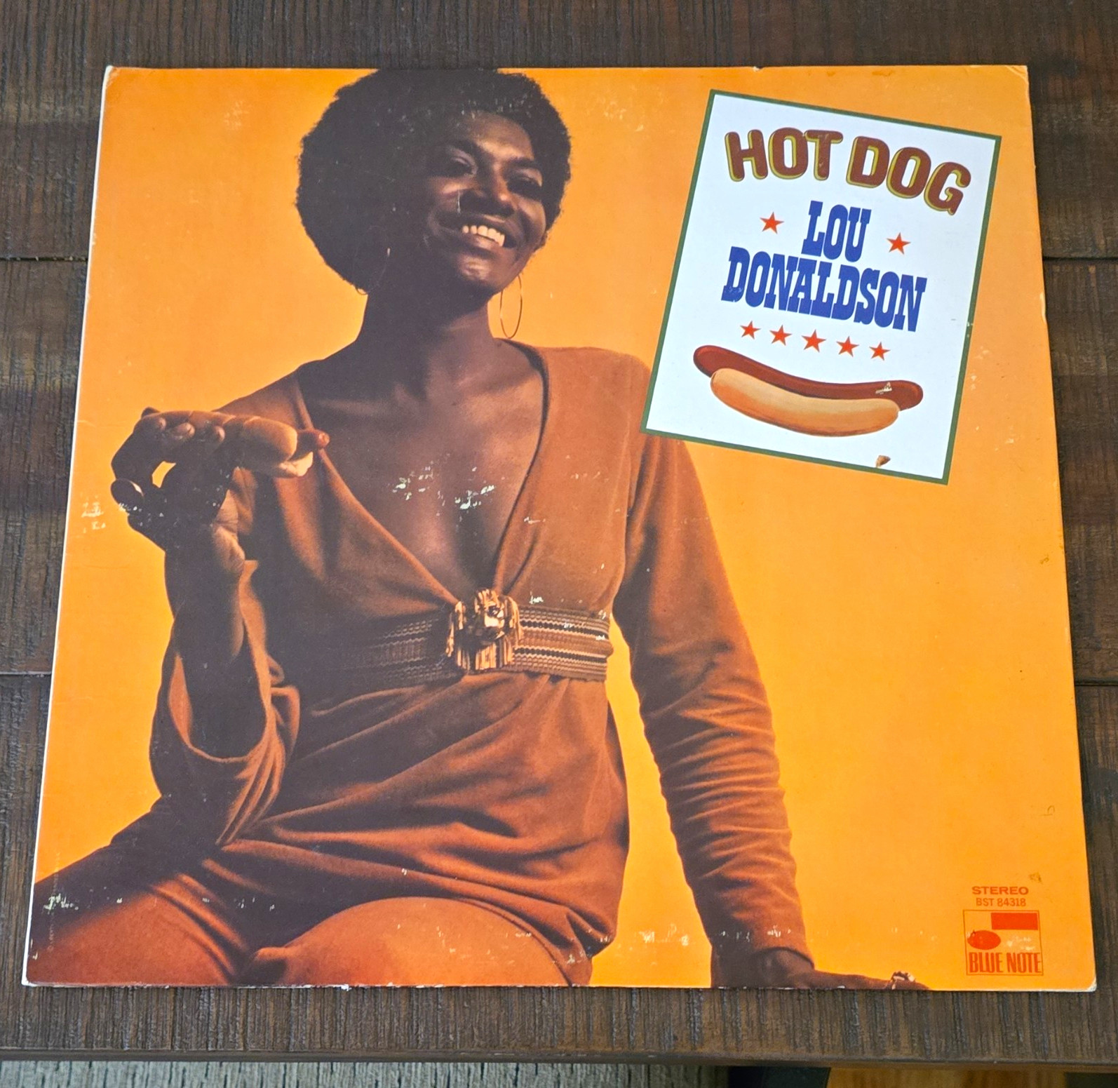 Lou Donaldson Hot Dog LP Vinyl 12" Stereo Blue Note BST 84318