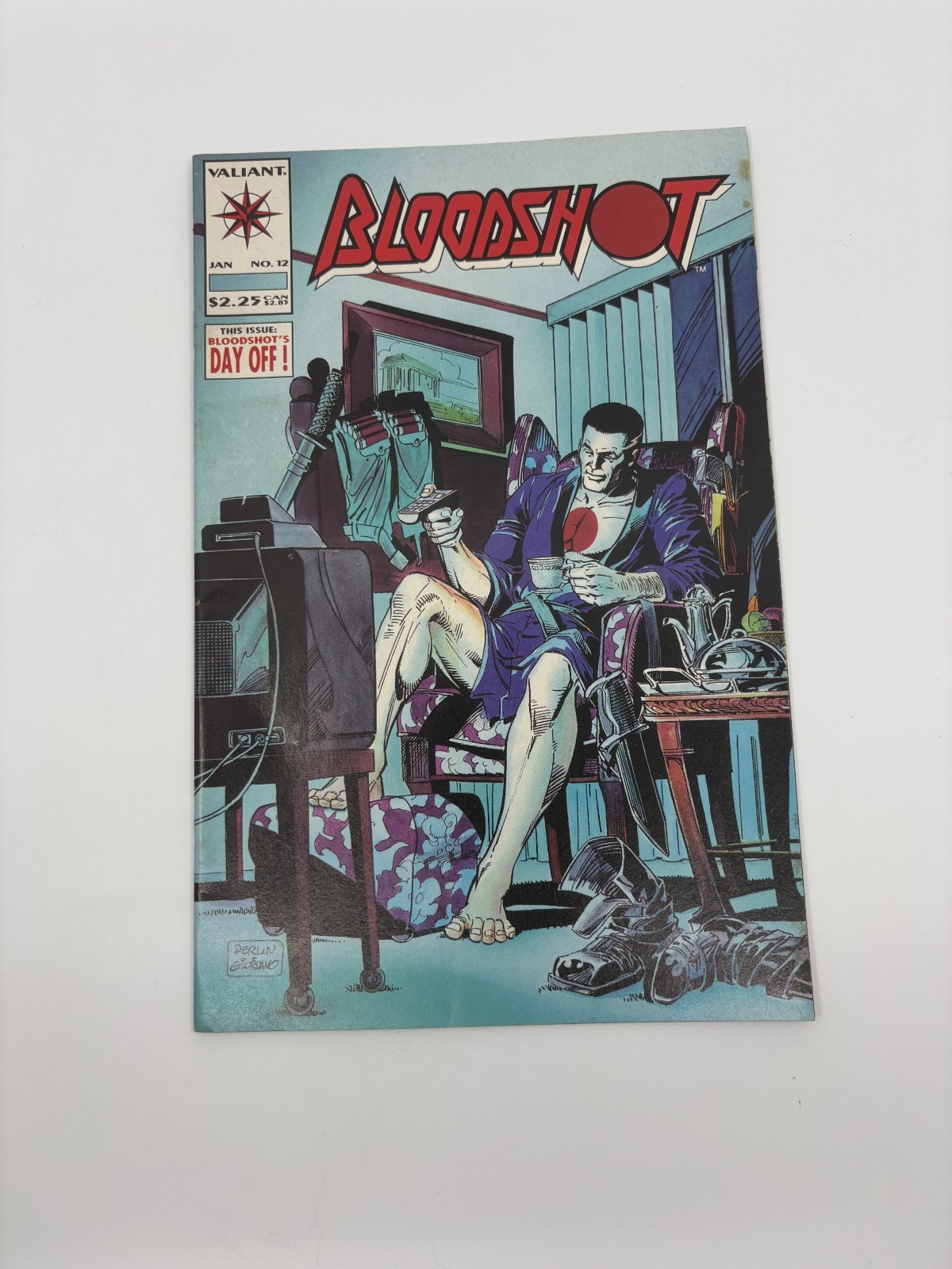 Bloodshot Vol. 1 #12 Comic Book By Kevin Vanhook Valiant Comics Trade Paperback