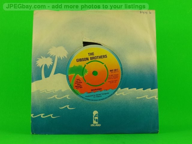 GIBSON BROTHERS MARIANA (company sleeve) (1) (137) 7" ISLAND