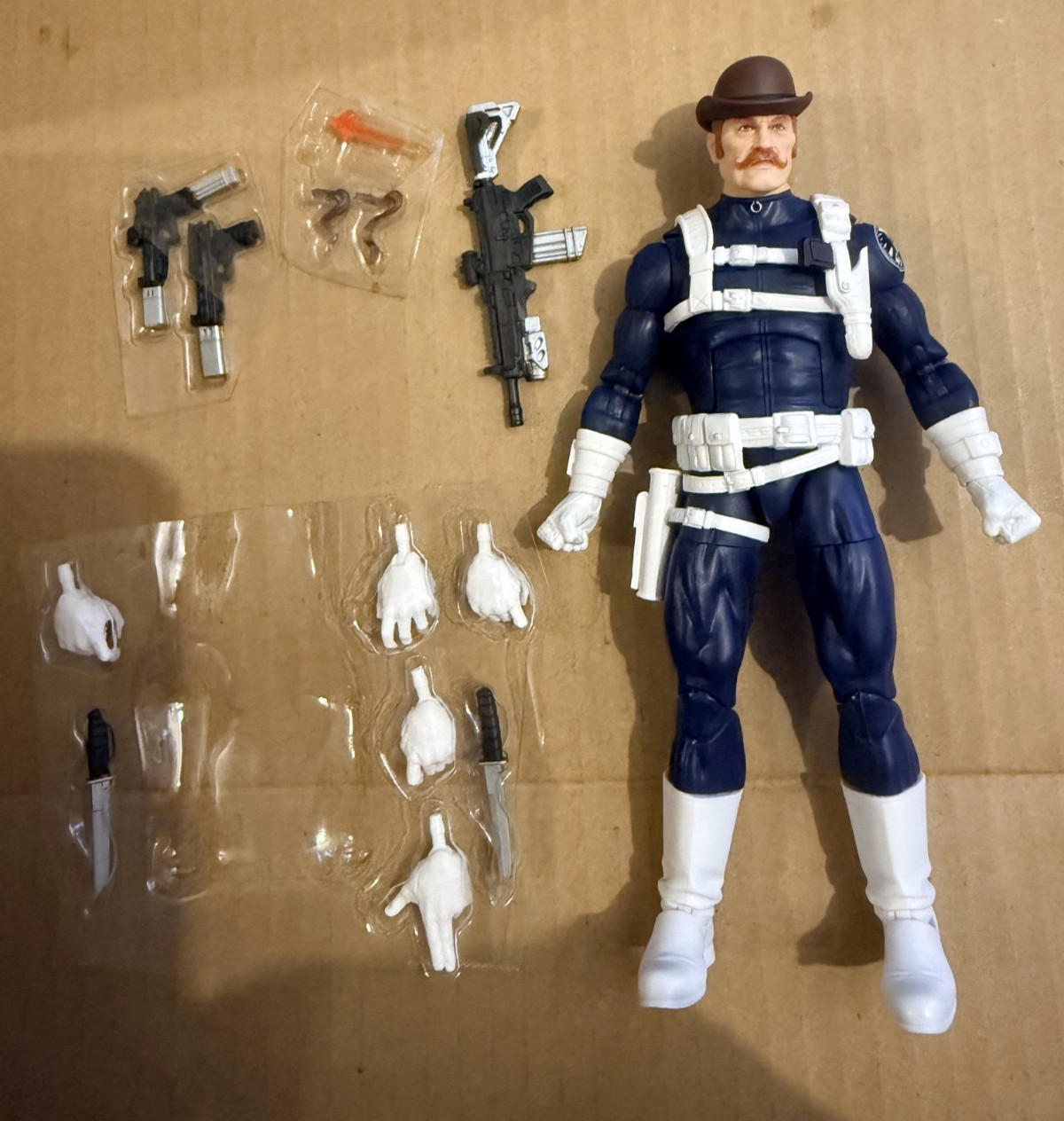Marvel Legends Series S.H.I.E.L.D. 3-Pack s DUM DUM DUGEN ONLY, missing effect