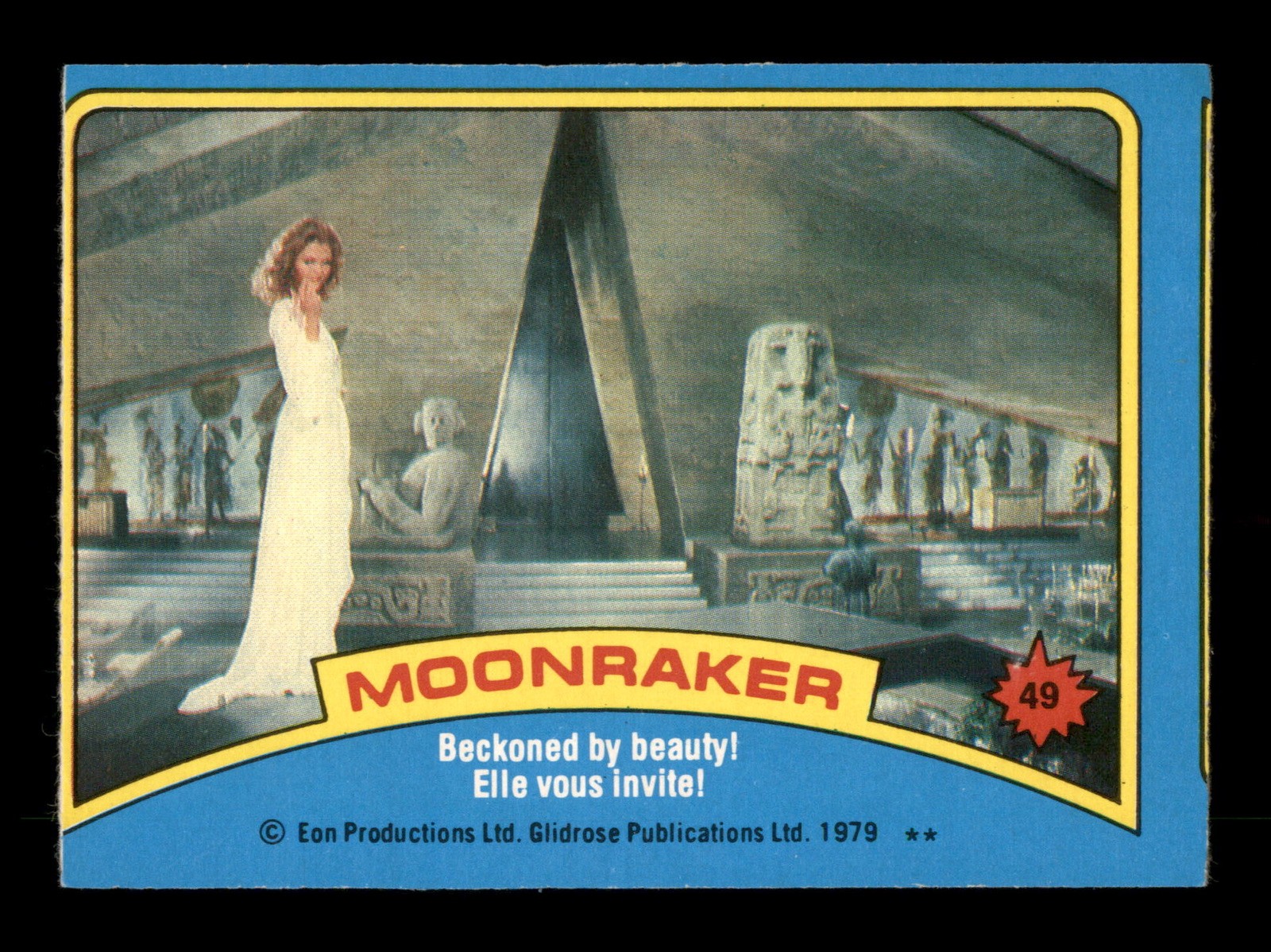 Beckoned by beauty! 49 Moonraker Topps 1979 Trading Card TCG CCG