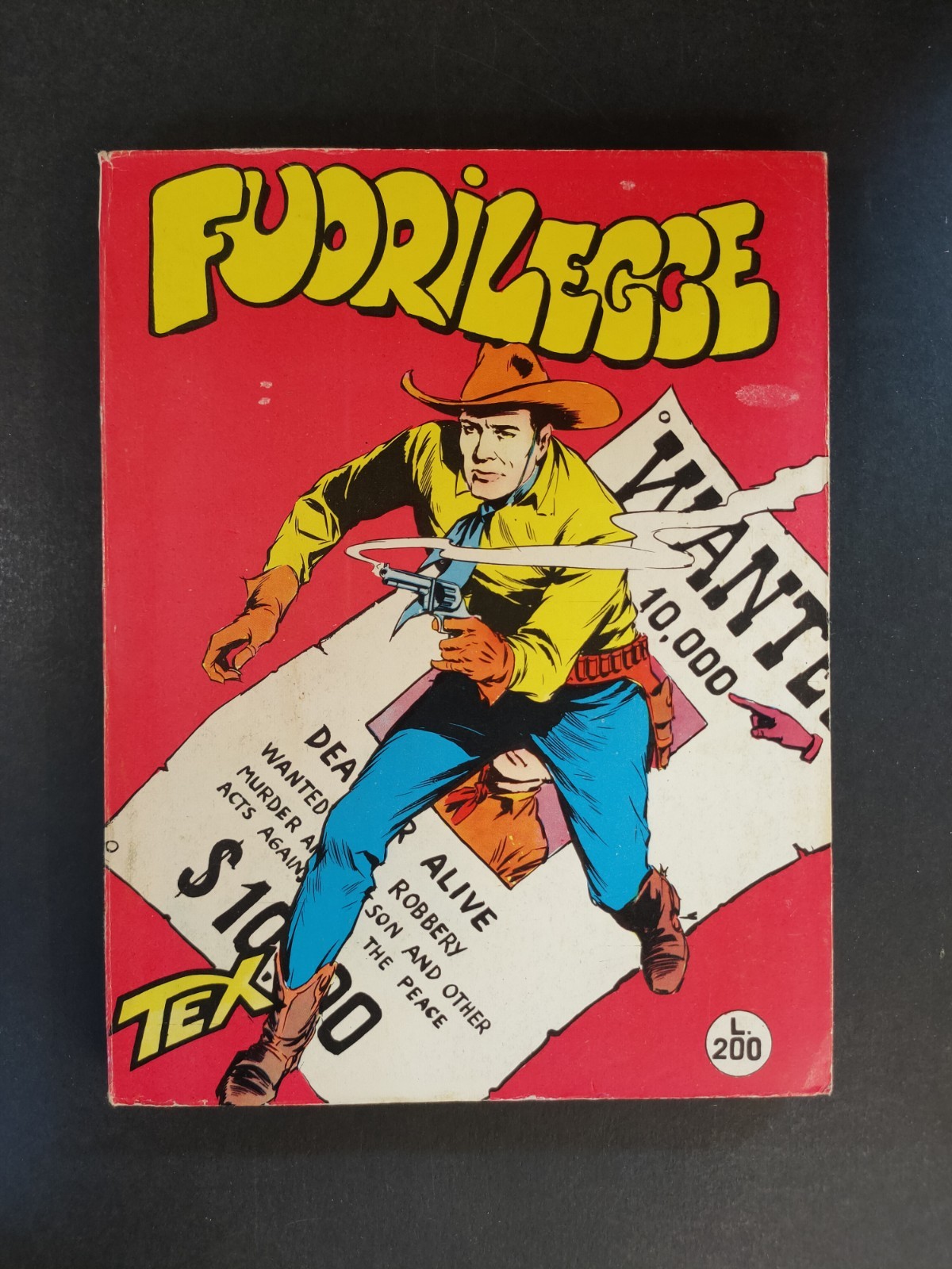 TEX LIRE 200 EDIZIONE EDICOLA PICCOLA N.3   (cod.L15)