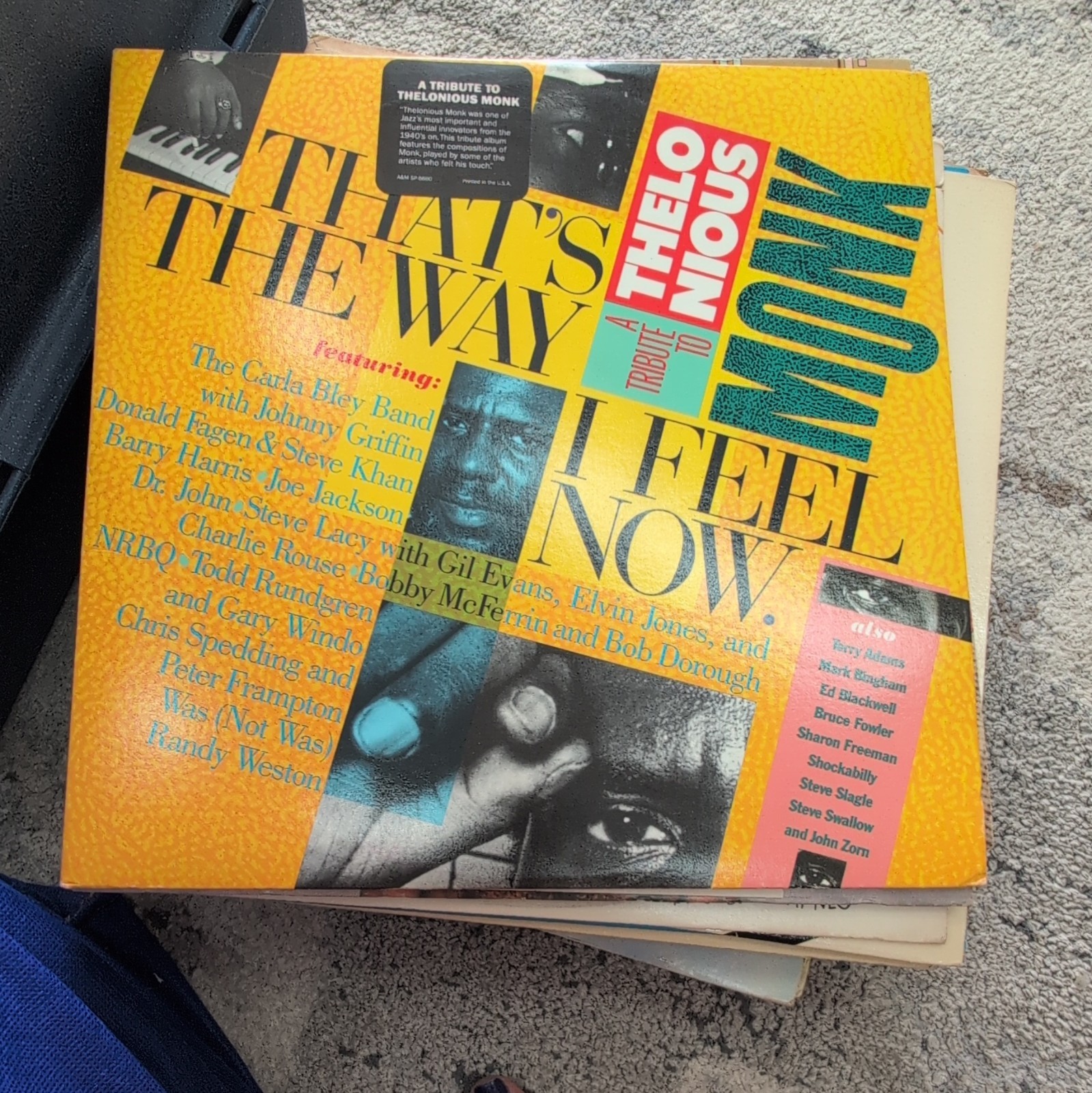 A&M That's The Way I Feel Now Tribute to Thelonious Monk Promo LP SP-6600