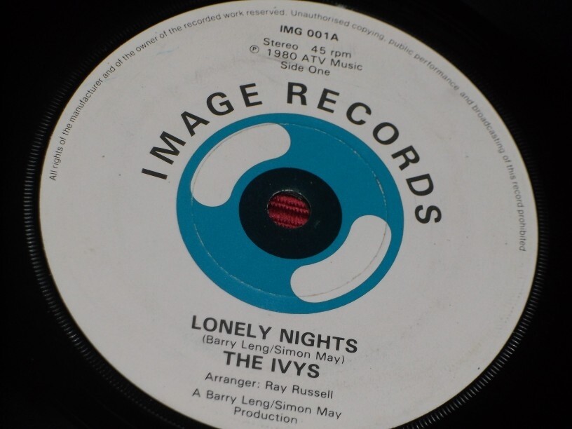 The Ivys:   Lonely Nights   orig  EX+  7"