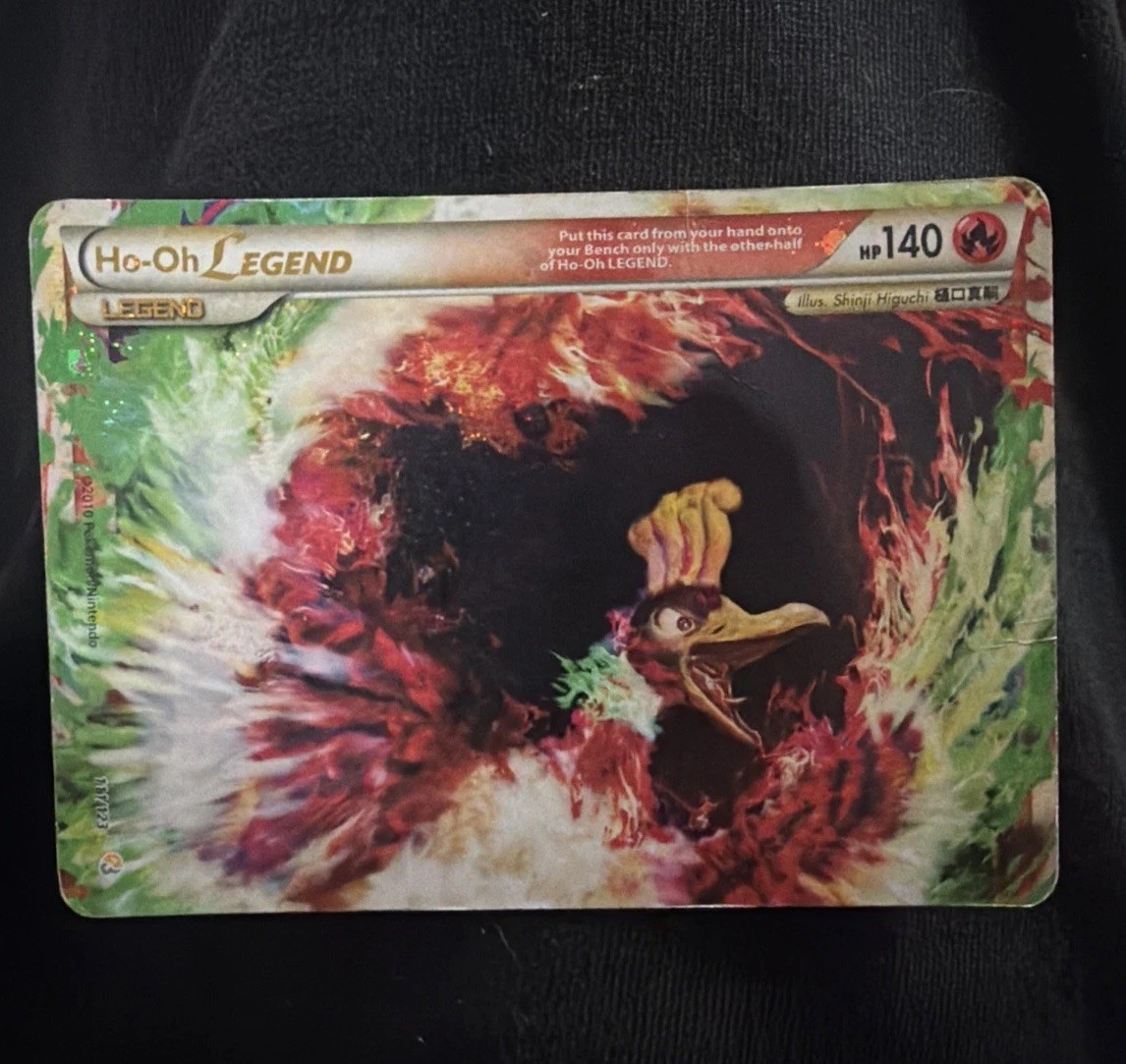 Ho-Oh Legend #111 (solo metà superiore) Pokemon Heartgold & Soulsilver HP