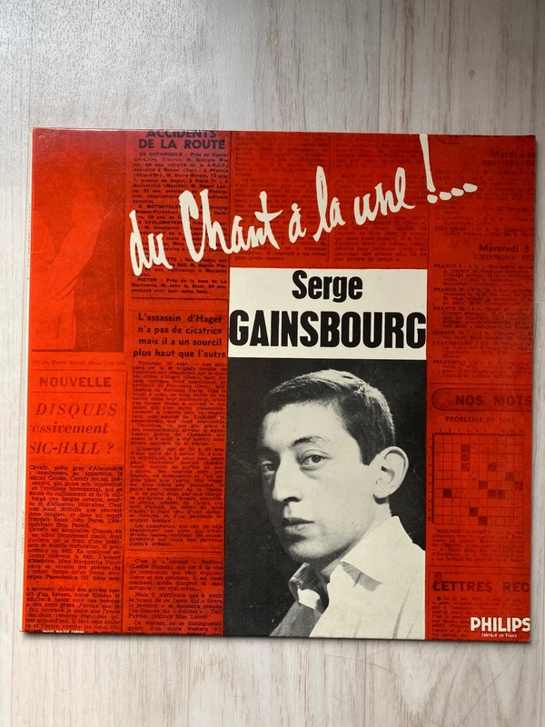 Serge Gainsbourg 33t 25cm Du chant à la une 1958