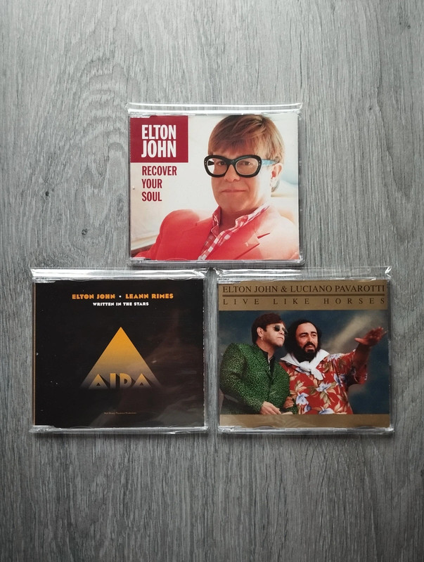 Elton John : Lot Maxis CD Singles Collector