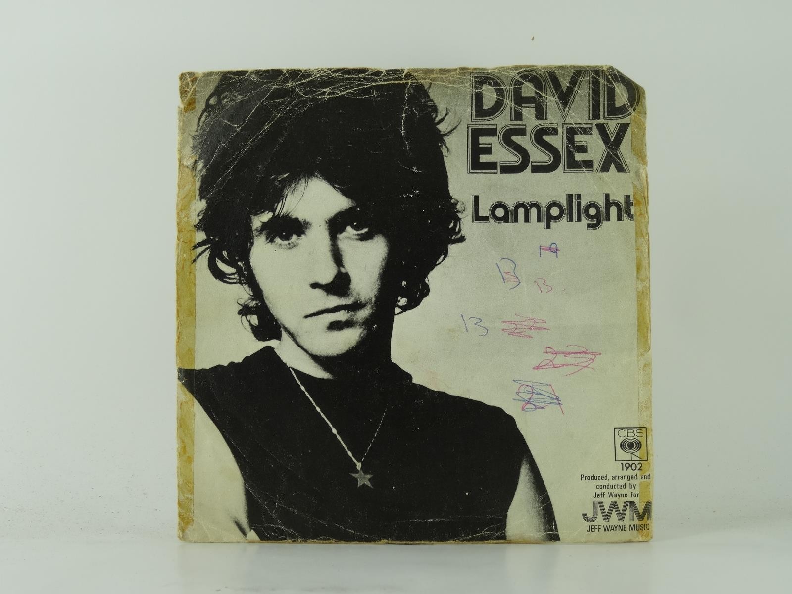 DAVID ESSEX LAMPLIGHT (38) 2 Track 7" Single plus Picture Sleeve CBS RECORDS