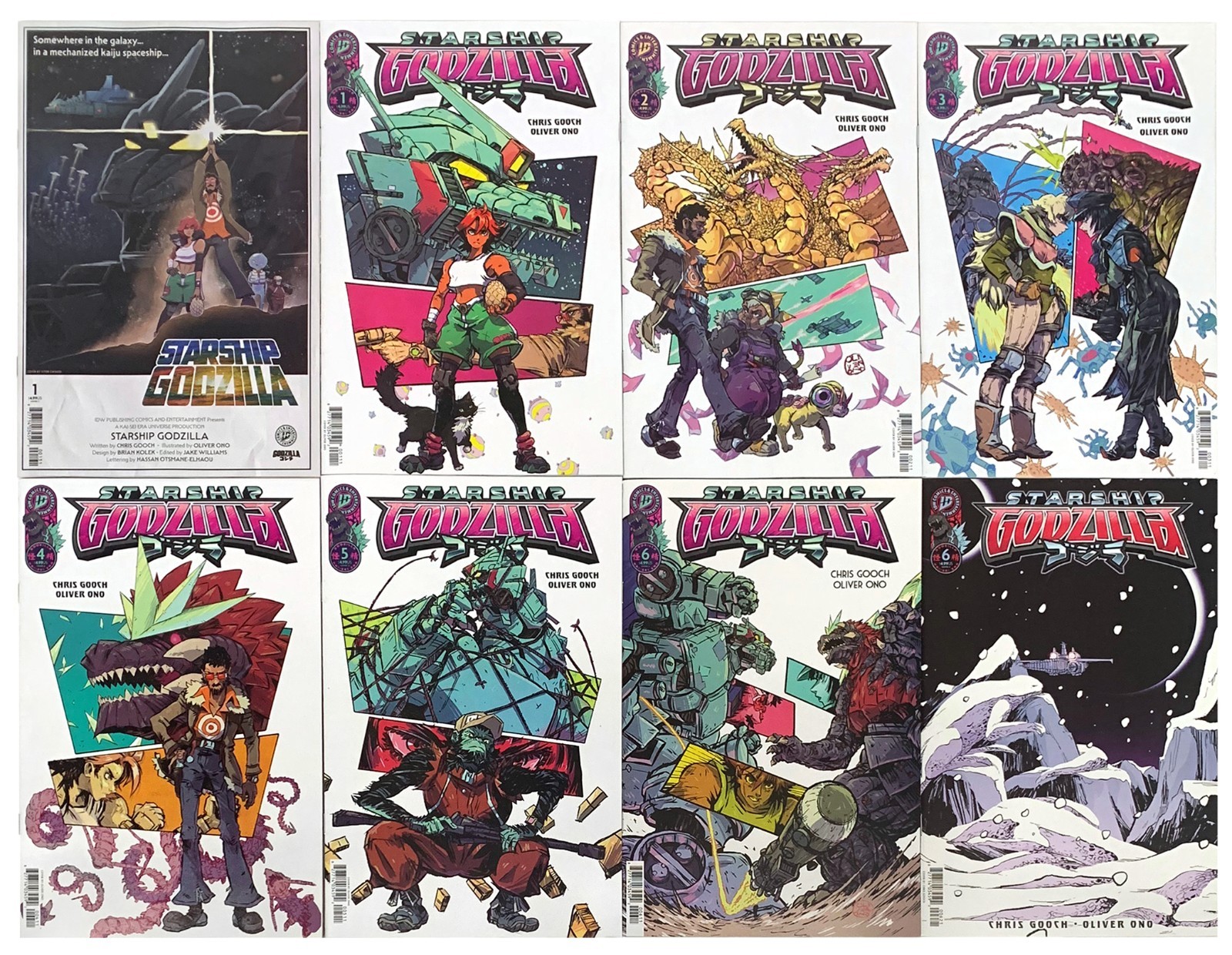 Starship Godzilla Kai-Sei Era #1-6 First Wars Set + 2 Variant Covers NM IDW 2025