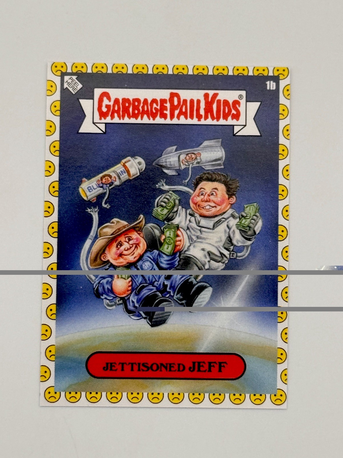 Spazzatura secchio bambini 2021 era il peggiore JETTISONED JEFF #1b faccia infelice parallelo