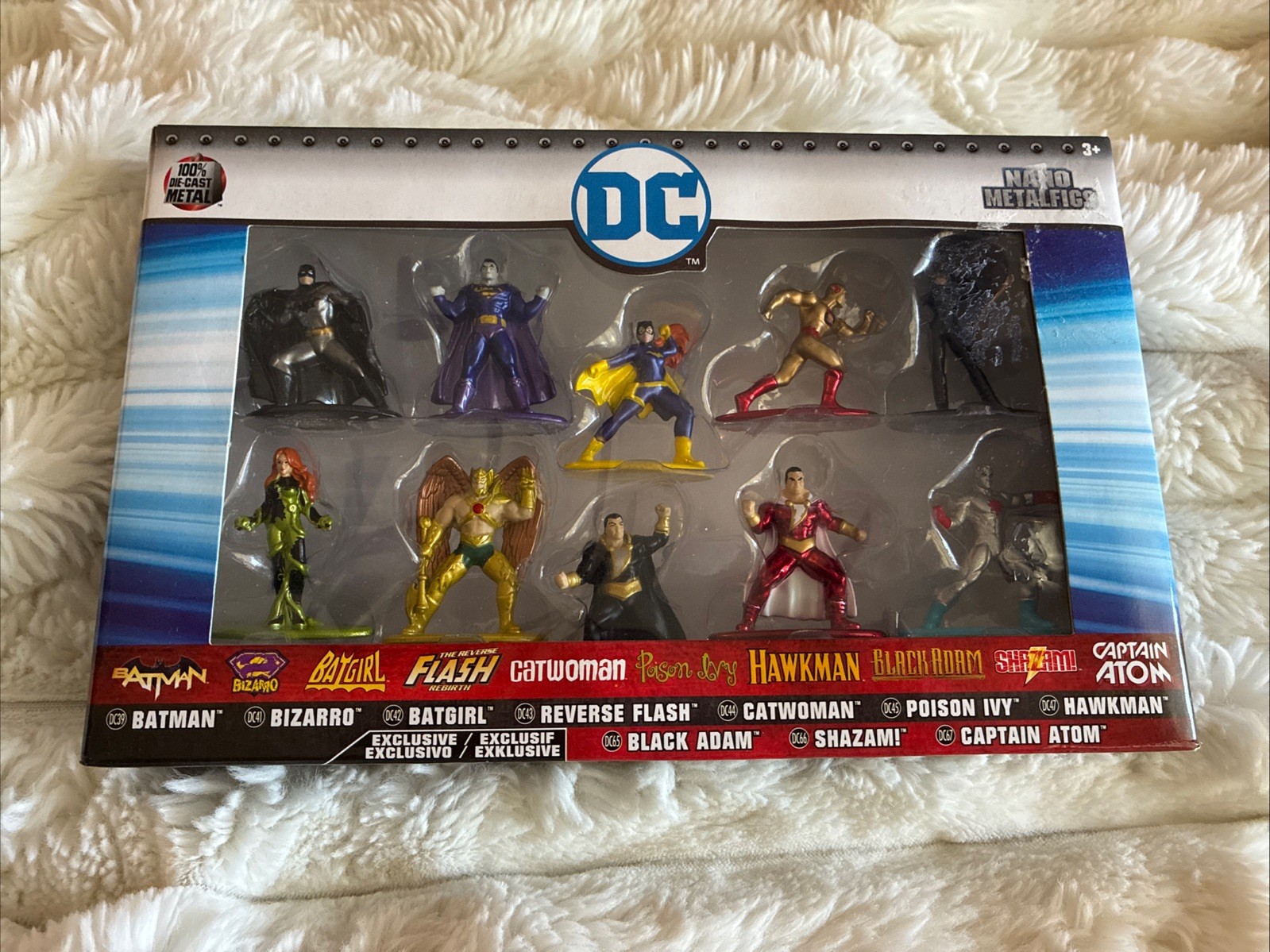 DC Nano Metalfigs Die-Cast 10 Pack Bizarro Reverse Flash Hawkman Batgirl  Figure