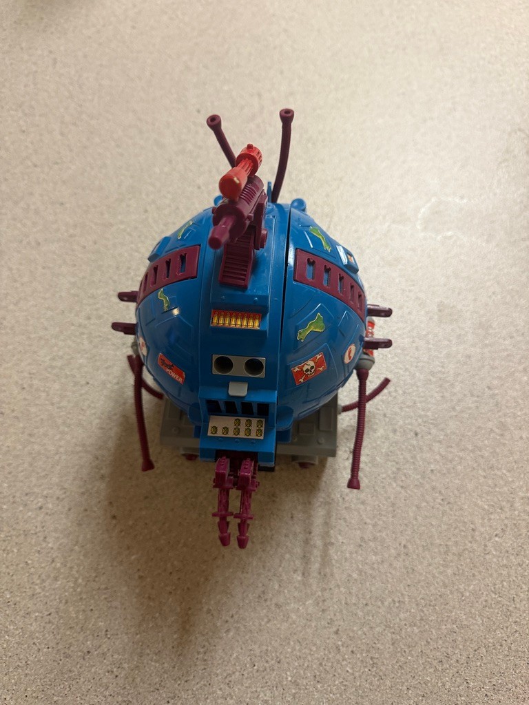 TMNT Technodrome Scout Veicolo Incompleto Vintage 1993 Playmates. PULITO