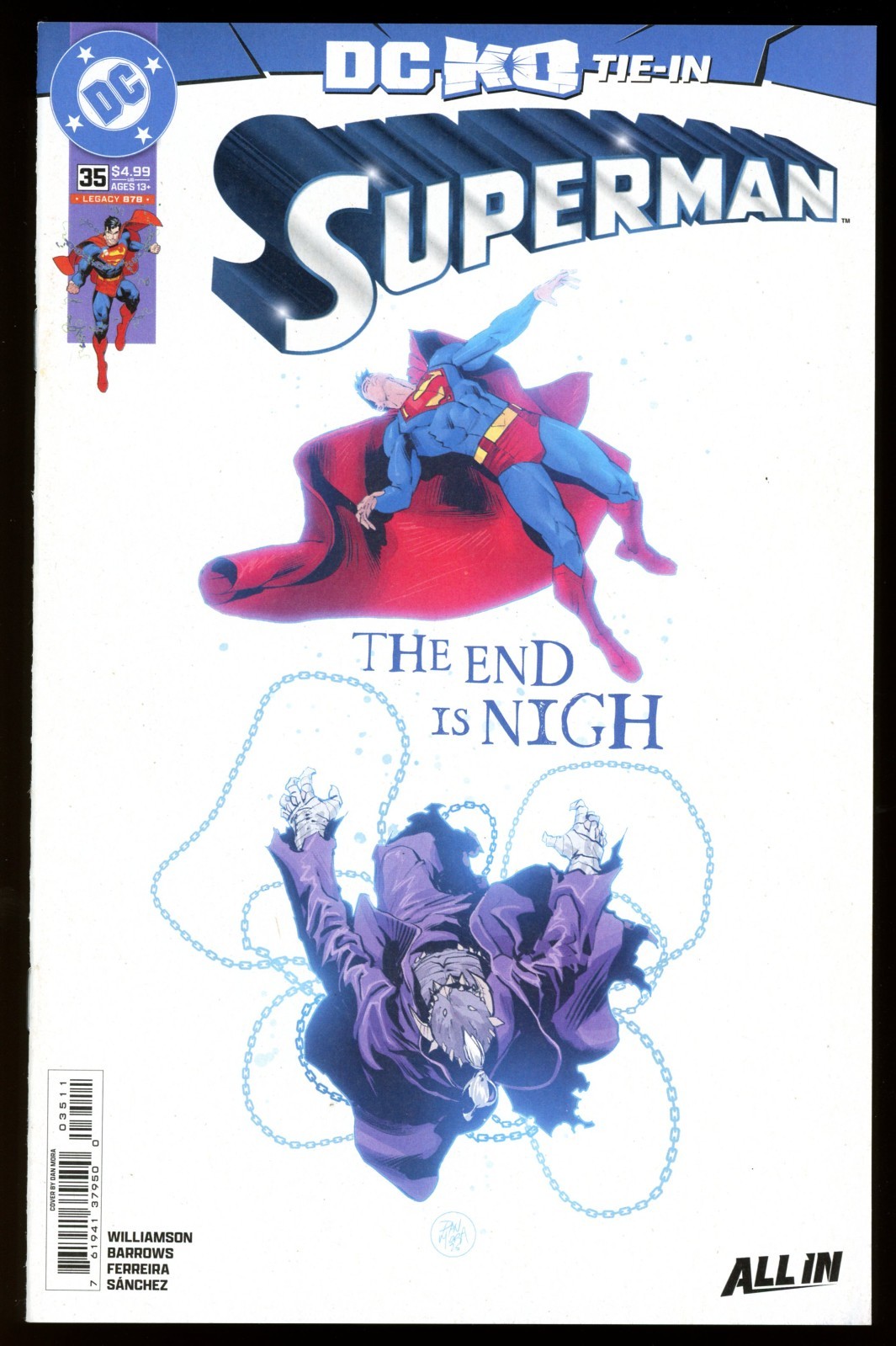 Superman #35 ��� Cover A  Dan Mora  First Print 🟦🟦 NM