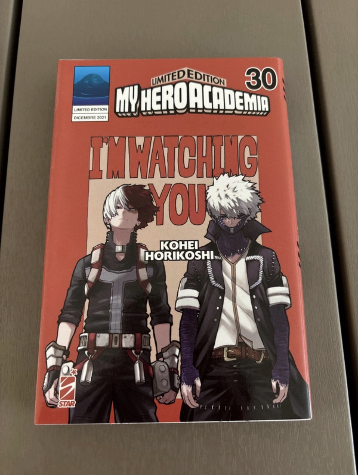 My Hero Academia n.30 edizione limitata Horikoshi 