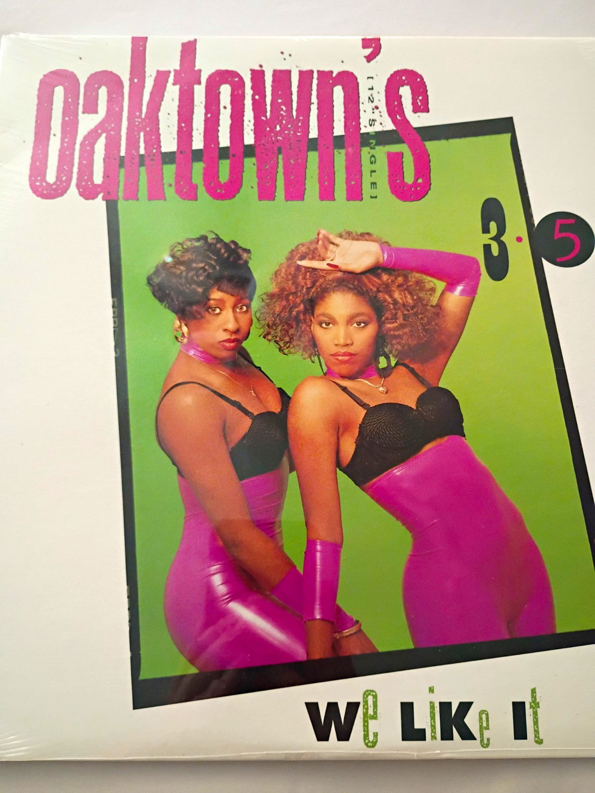 Oaktown's 3.5.7 We Like It  vinyl record 12" 1989 Capitol Records R&B/Soul