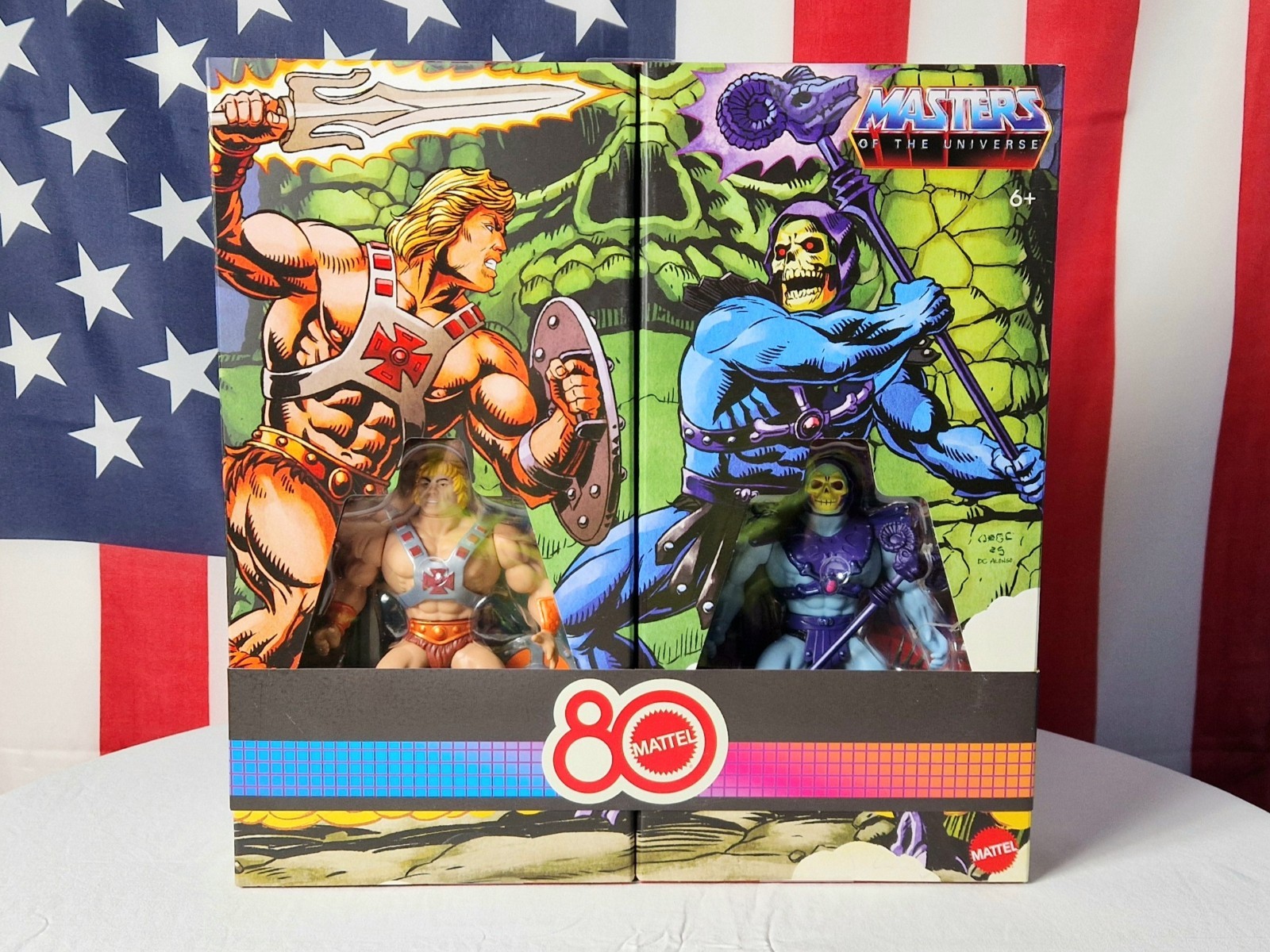 Masters of the universe 80th anniversary 2-Pack HE-MAN & SKELETOR 🚚🇮🇹🇪🇺