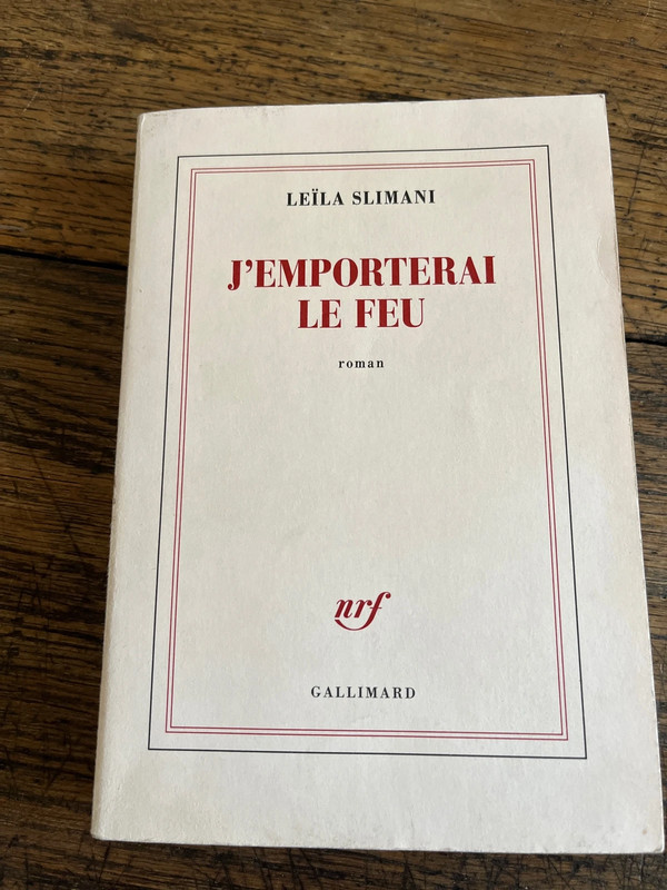 J’emporterai le feu de Leïla Sliman
