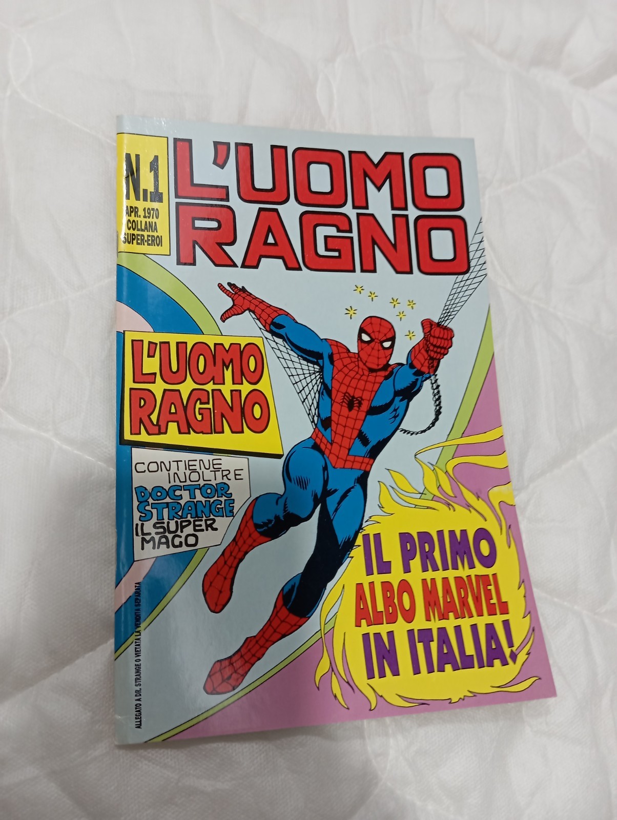 Fumetto L'Uomo Ragno N.1 ristampa 1970 Doctor Strange
