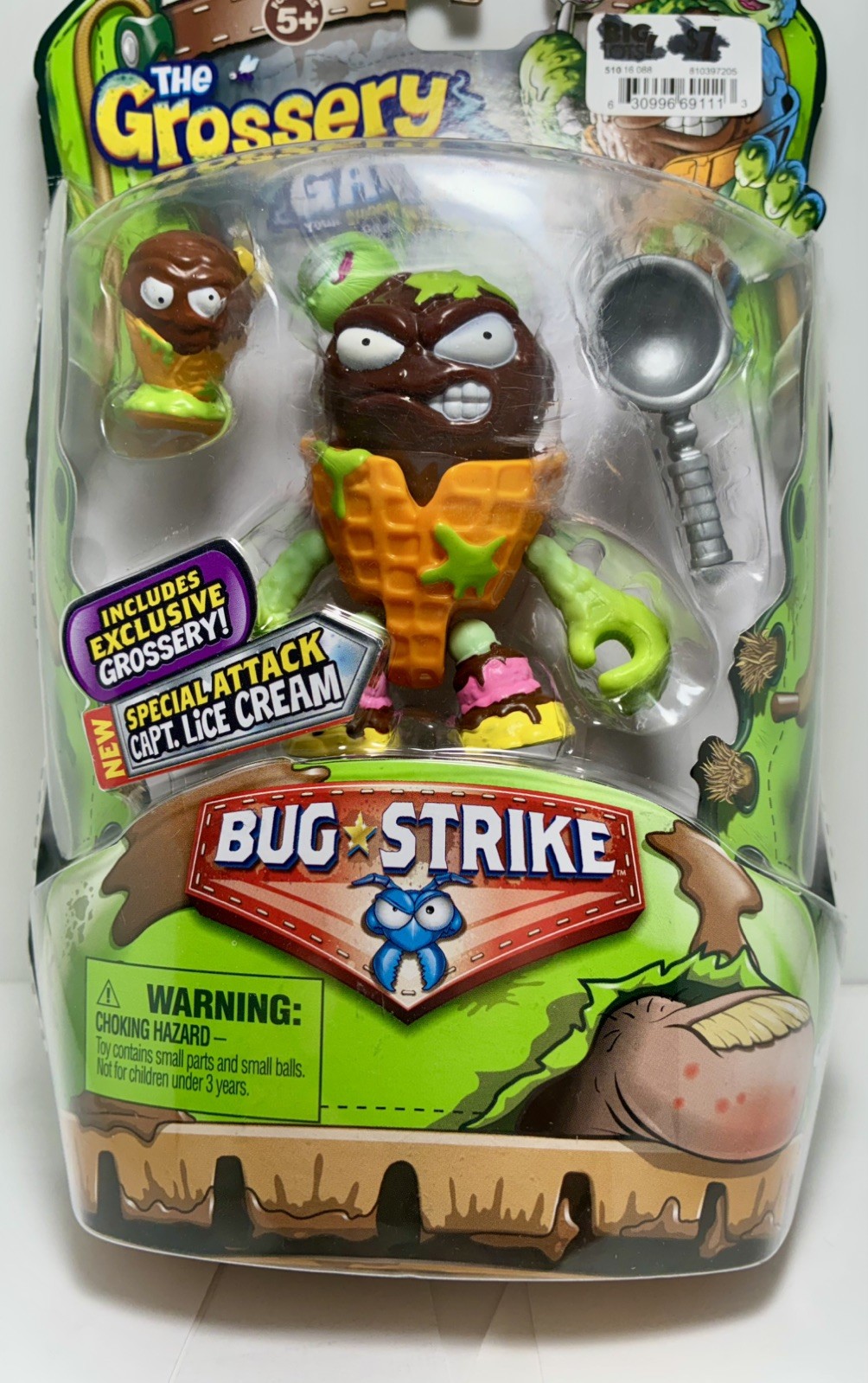 The Grossery Gang Lice Cream Bug Strike Action Figure new complete sealed