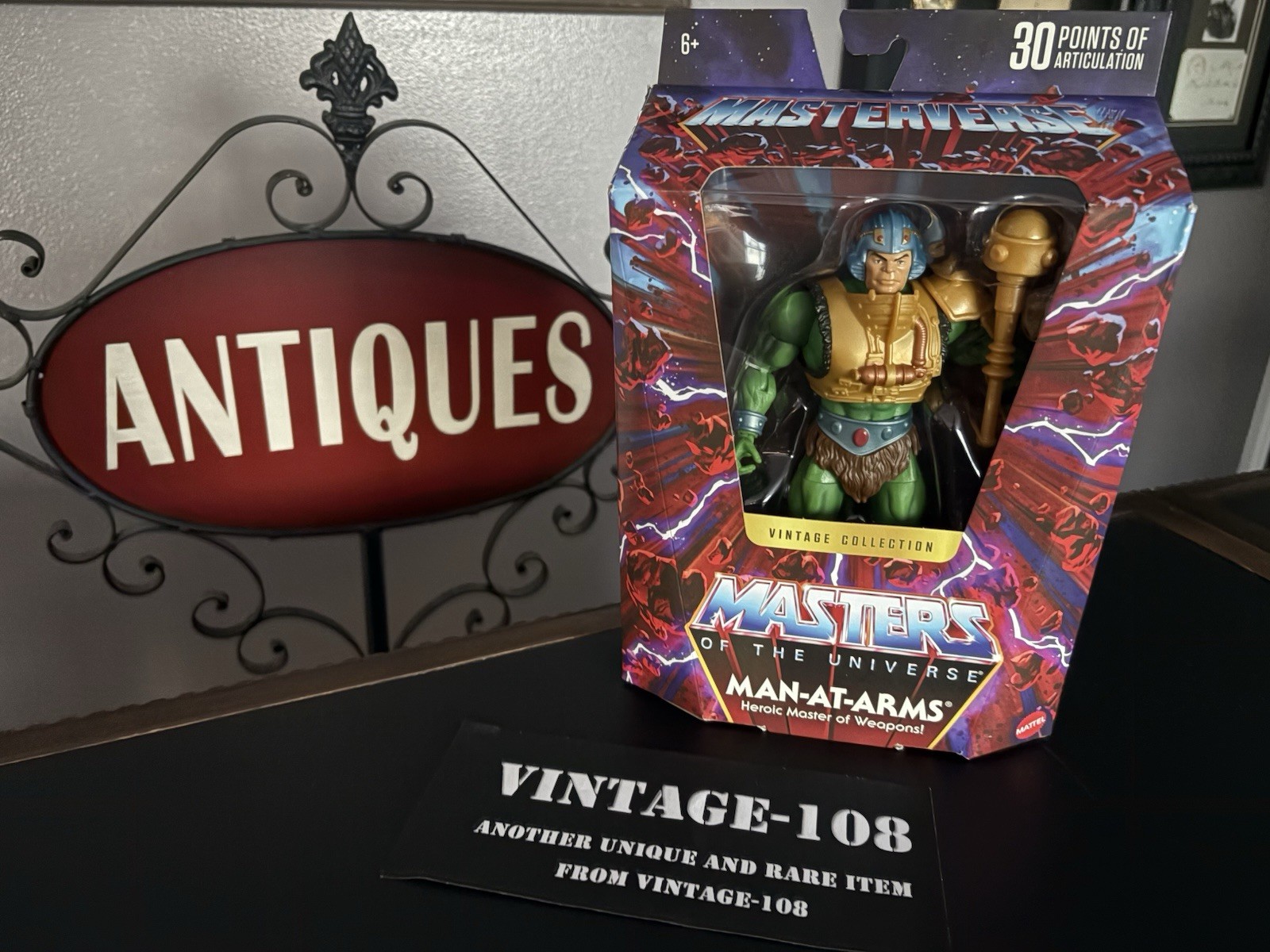 Collezione Vintage Masters Of The Universe MAN AT ARMS Mattell NUOVO SIGILLATO