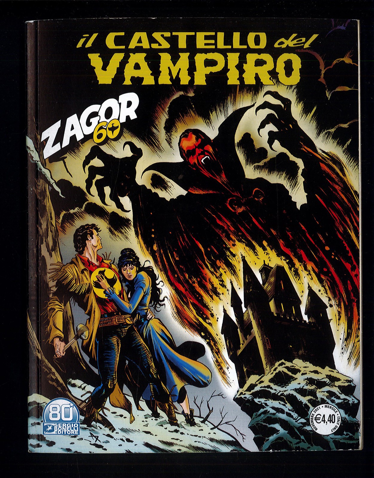 Zagor Zenith Gigante N.727 Il Castello del Vampiro Q.Edicola SBE 2021 ▓