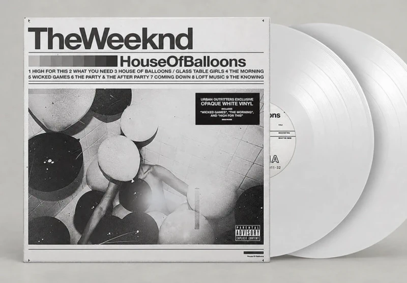 The Weeknd House of Balloons LP Vinyl White Exclusive