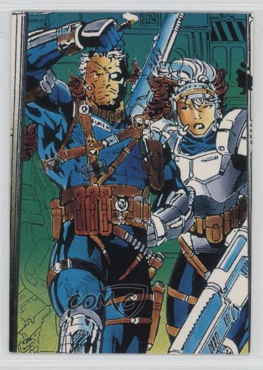 1991 Comic Images Marvel X-Men Airborne #66 2i2