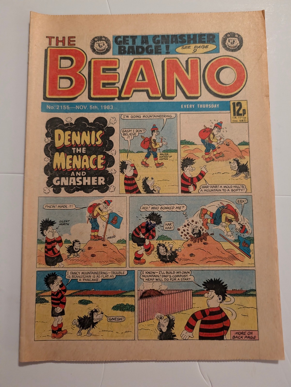 Beano Comic No 2155, November 5th 1983.