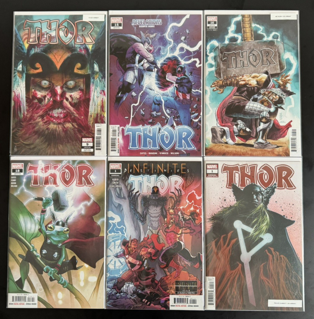 Lotto fumetti THOR | varianti 1:25!! + FANTASTICHE COPERTINE!! | Marvel Comics (2021)