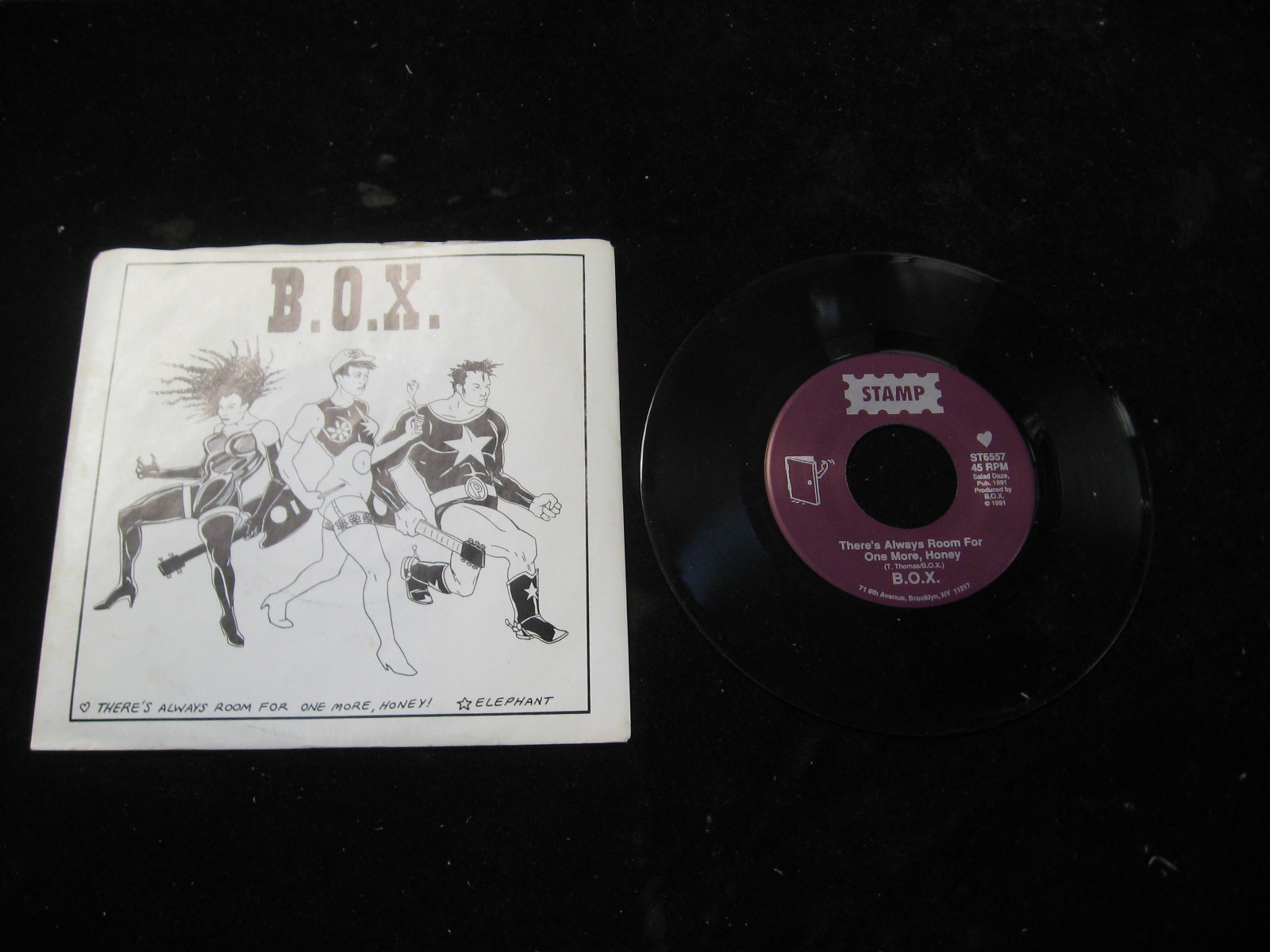 B.O.X. There's Always Room For One More b/w Elephant 7" Vinyl Single ST 6557