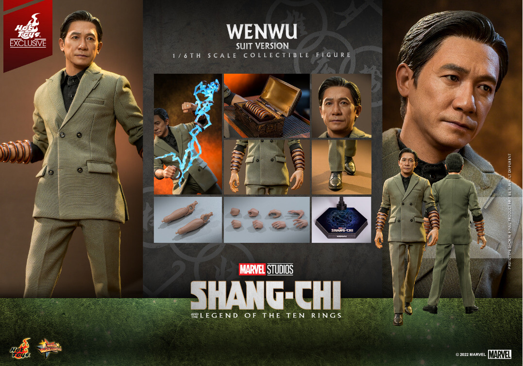 Nuovo Hot Toys MMS670 SHANG-CHI E LA LEGGENDA DEI DIECI ANELLI 1/6 TUTA WENWU Ver