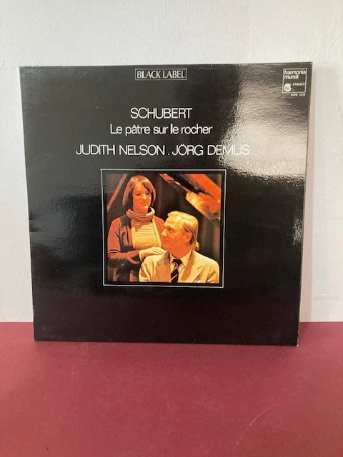 Schubert Le pâtre sur le rocher Judith Nelson Jorg Demus vinyle Harmonia Mundi